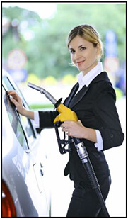 Gas Pump Woman Edit